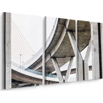 Obraz Obraz Tryptych MOST Pohled zespodu 3D Efekt 150x100 cm