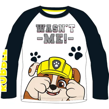 Chlapecké tričko Paw Patrol - Tlapková patrola -Licence Chlapecké tričko - Paw Patrol 52021619W, bílá / tmavě modrá Barva: Bílá, Velikost: 104