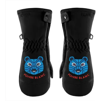 POIVRE BLANC W21-0973-BBBY SKI MITTENS BLACK Velikost rukavic: 2 roky / 92 cm