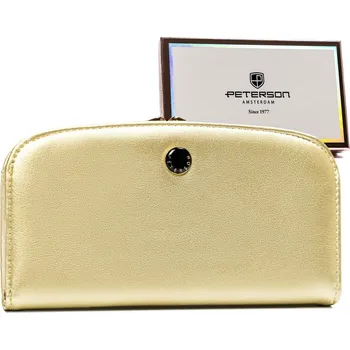 Peněženka Velká dámská peněženka z ekologické kůže Barva: Zlatá