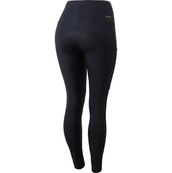 Jezdecké oblečení Horze Dámské jezdecké legíny s plným silikonovým sedem Mathilde Barva: Tmavě modrá, Velikost: 38