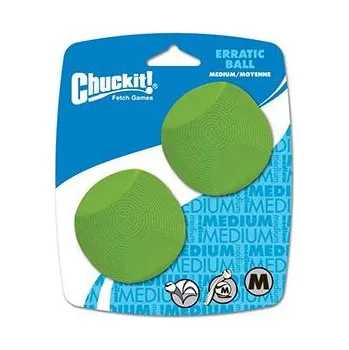 Hračka pro psa Hračka pes Chuckit Erratic Ball M 6cm/2ks