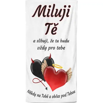 Osuška 140 x 70 cm - Někdy na tobě