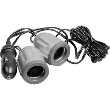 Držák SPZ Zástrčka zapalovače - rozdvojka 12/24 V s 2,5m kabelem