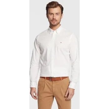 Oblečení a móda Tommy Hilfiger Košile Oxford MW0MW25037 Bílá Regular Fit L