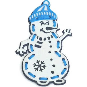 interaktivní kniha Provlékačka - sněhulák jedna provlékačka (39 Kč/ks) červená