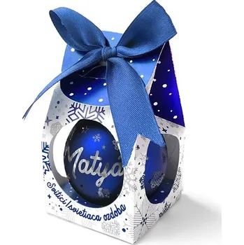 Bytová dekorace Nekupto Vánoční koule se jménem svítící - Matyáš