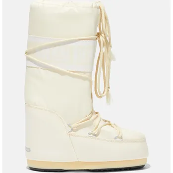 Sjezdové boty MOON BOOT JUNIOR ICON NYLON CREAM Velikost obuvi: 31/34