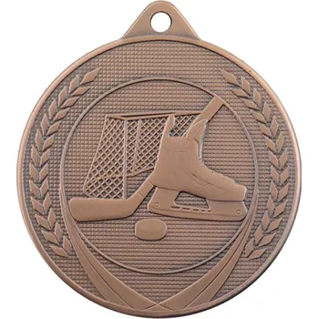 Medaile lední hokej 50 mm Barva: bronzová