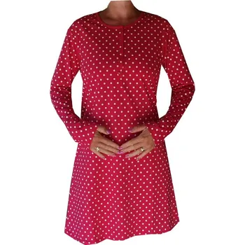 Dámské noční prádlo xcena Dámské noční košile s dlouhým rukávem Velikost: XXL