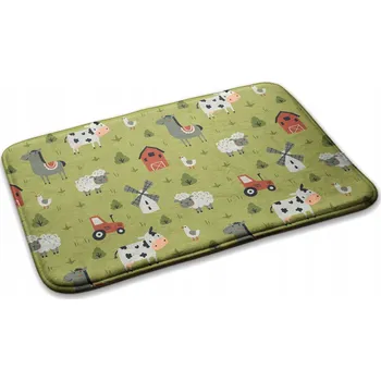 Koberec Krásný Měkký Kobereček Junior na podlahu pro Děti - Zvířátka z farmy