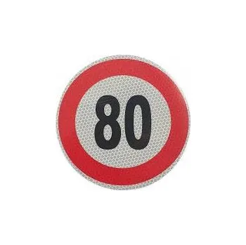 Držák SPZ Samolepka reflexní 80 km