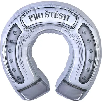 Dekorativní polštářek 3D polštář 36x38cm - Podkova