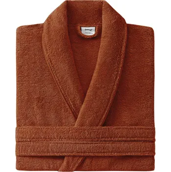 Dámský župan Župan Essentials, velikost L/XL, bavlněný, v cihlové barvě