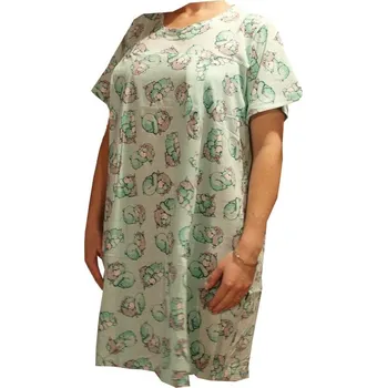 Dámské noční prádlo xcena Mateřská noční košile tyrkysová Velikost: XL