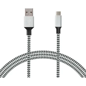 Držák SPZ Kabel - USB A 2.0 / USB - C 2,4A 1m