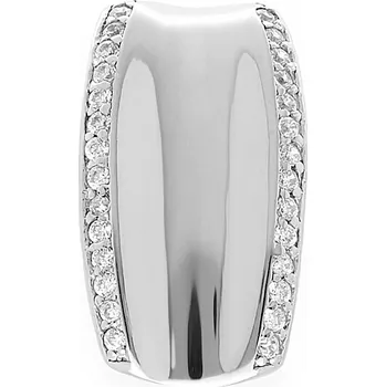 Souprava šperků MPM Dámský ocelový nerezový přívěsek Miriam - stříbrné barvy se zirkony SPD.6506