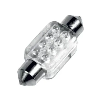 Držák SPZ LED žárovka sufit, 8 LED, bílá, C5W