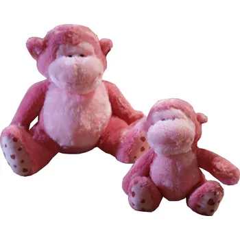 plyšák RUSS Opička růžová velká