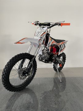 Pitbike Leramotors Shark 125ccm 4T 17"/14" Oranžová, Barva oranžová Leramotors