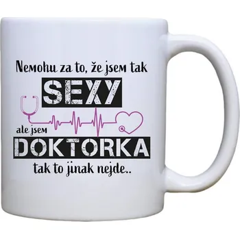 DOBRÝ TRIKO Keramický MAXI hrnek 550 ml Sexy doktorka
