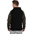 Rybářské oblečení Fox International Raglan Hoodie CFX193 Black/Camo