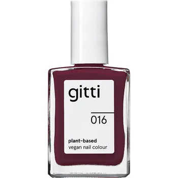 Lak na nehty Gitti Plant-Based Vegan Nail Colour, no. 016 - wineberry