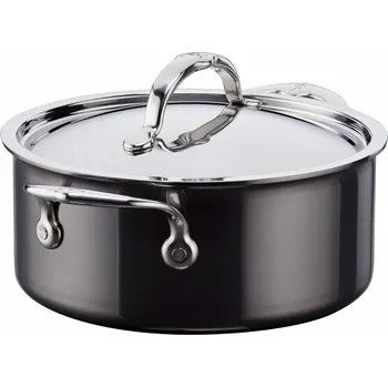 Hrnec Hrnec NANOBOND TITANIUM 20 cm, 2,8 l, nerezová ocel, Hestan