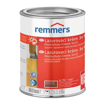 Barva na dřevo Remmers Lazurovací krém 3v1 0,75 l