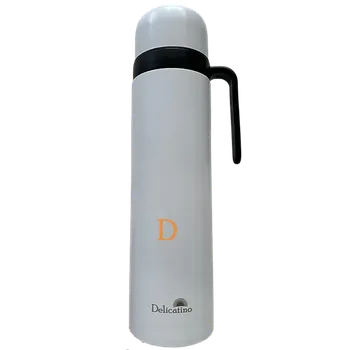 Termoska Nerezová termoska Delicatino bílá - 1000 ml