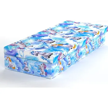 Postel BF Unicorns válenda 90x200 cm bílá