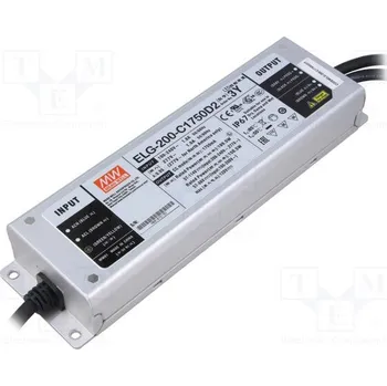 Napájecí zdroj pro osvětlení MEAN WELL ELG-200-C1750D2-3Y