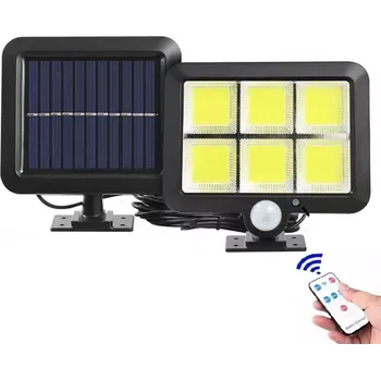 Zahradní dekorace Solar SS120/6 Zahradní solární světlo 6x LED COB (Zahradní svítidlo s PIR čidlem)