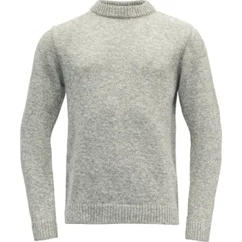 Pánský svetr Unisex svetr Devold Arktis Wool Sweather Grey Melange XL