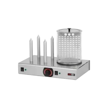 Kuchyňský gril REDFOX Hot dog 4 trn s nádobou | REDFOX - HD 04 N