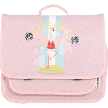 Školní batoh Školní aktovka Schoolbag Paris Large Flamingo Jack Piers ergonomická luxusní provedení od 6 let 32*15*38 cm