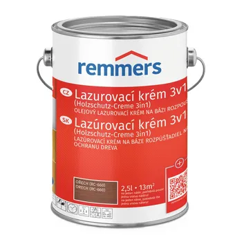 Barva na dřevo Remmers Lazurovací krém 3v1 2,5 l