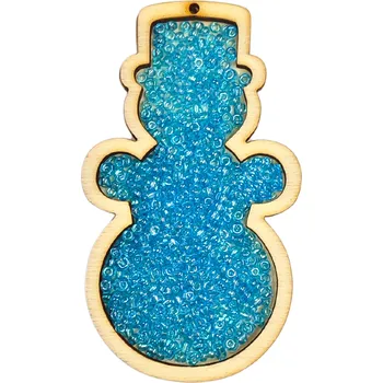 Vánoční dekorace Výřezy z překližky, Vánoční dekorace SNĚHULÁK, 1 ks/bal.