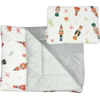 přikrývka Mimilove Přikrývka nejen pro miminka s polštářkem Velvet Louskáček Limited Edition