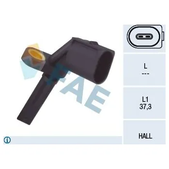 Přislušenství brzdového systému Snímač, počet otáček kol FAE 78061