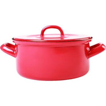 Hrnec Olymp, Kastrol s poklící 18 cm, 2 l BERYL (6) červený