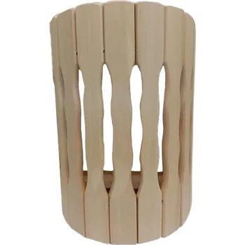 Sauna KARIBU HOLZTECHNIK stínítko saunové Natural Vlny