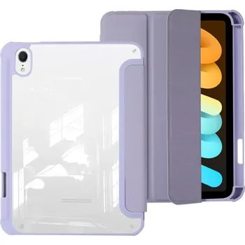 Pouzdro na tablet VSECHNONAMOBIL 93806 CRYSTAL Zaklápěcí pouzdro Apple iPad mini 2021 / iPad mini 2024 fialové