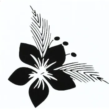 Plastová šablona, KVĚTINA 1, 15x15cm, 1 kus