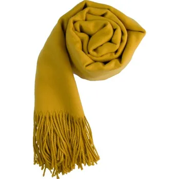 Dámská mikina Dámská jednobarevná pašmína hořčice