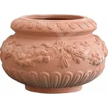 Terakota - květináč - Garland Cachepot - Itálie - Ø43 x 29 V - Antiqua