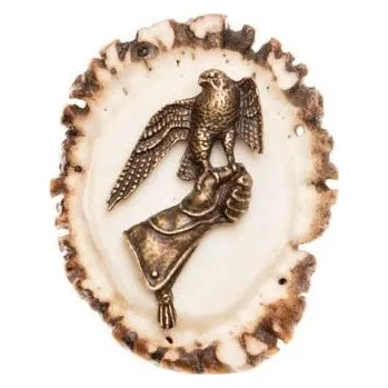 Zubíček Sokol na rukavici (parohové bolo růže)