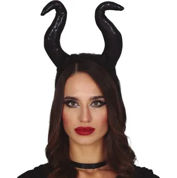 Karnevalový doplněk GUIRCA Čelenka se zakřivenými rohy