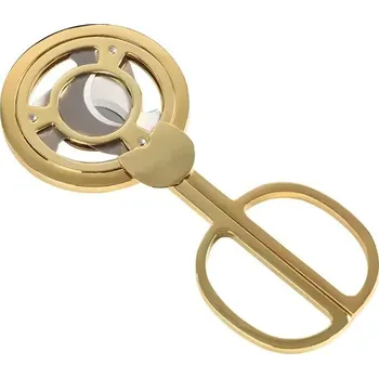 Humidor Amparo Miranda® Ořezávač doutníků Circular Scissors, Barva zlatý
