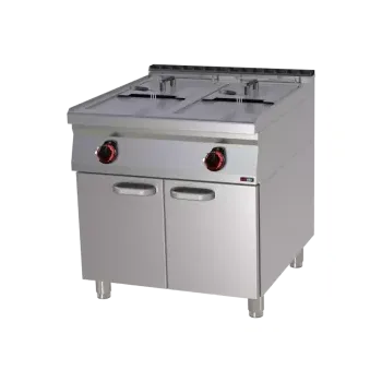 fritéza REDFOX Fritéza elektrická dvojitá 0,8 kW/l, 17+17 l s podestavbou 400 V | REDFOX - FE 90/80-17 E